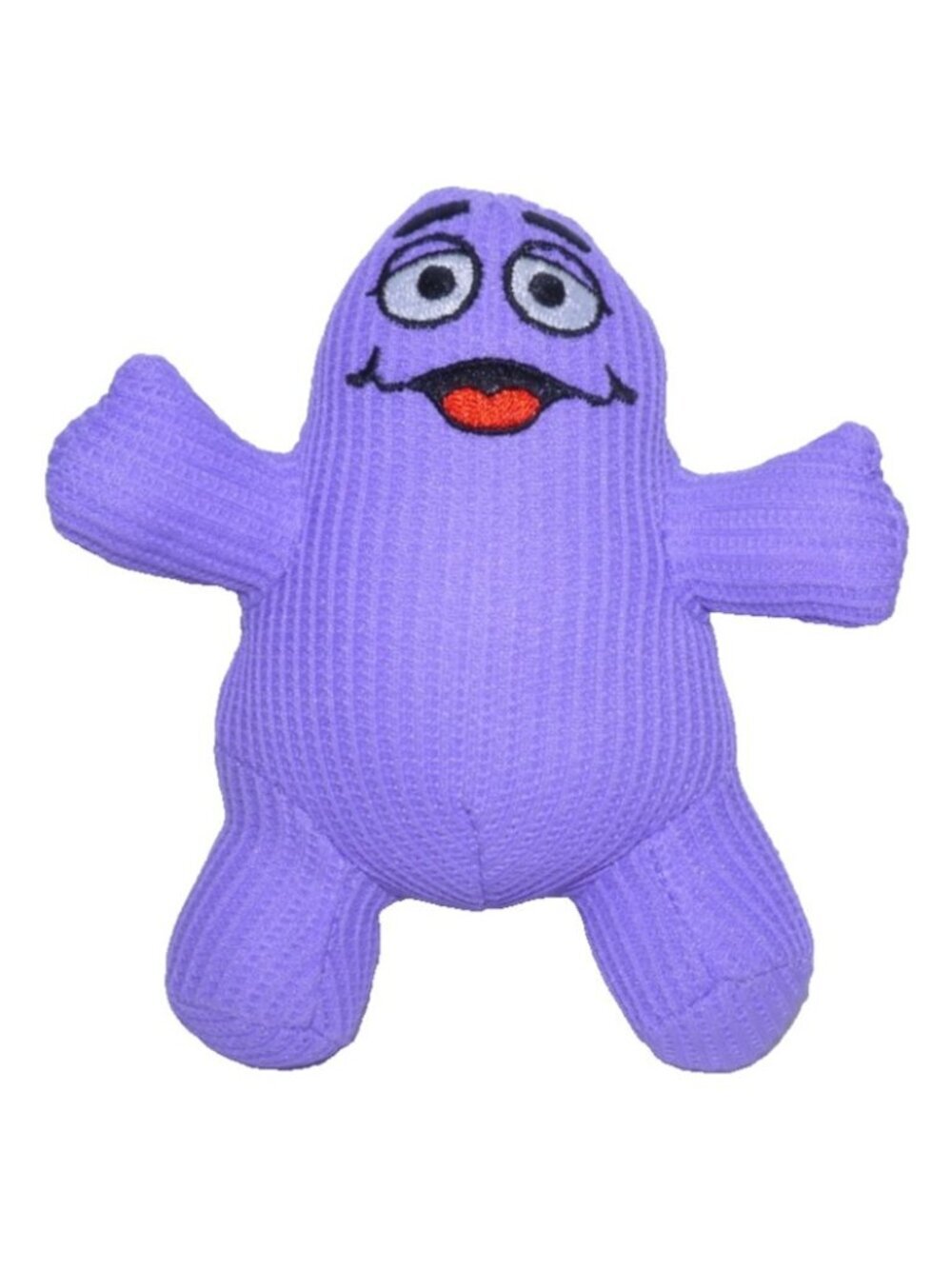Vintage McDonalds Fisher Price Grimace 5" knit plush McDonald's 2000, Never Used